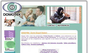 Refonte du site Domotek, après