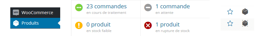 Nouvelles icones WooCommerce 2.6