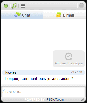 Fenêtre P3Chat
